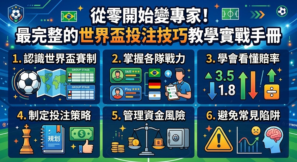 最完整的世界盃投注技巧教學實戰手冊